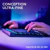 Gaming-Tastatur - Kabellos - Logitech G - G515 TKL Lightspeed - AZERTY - Mechanisch taktil - Beleuchtet - Schwarz