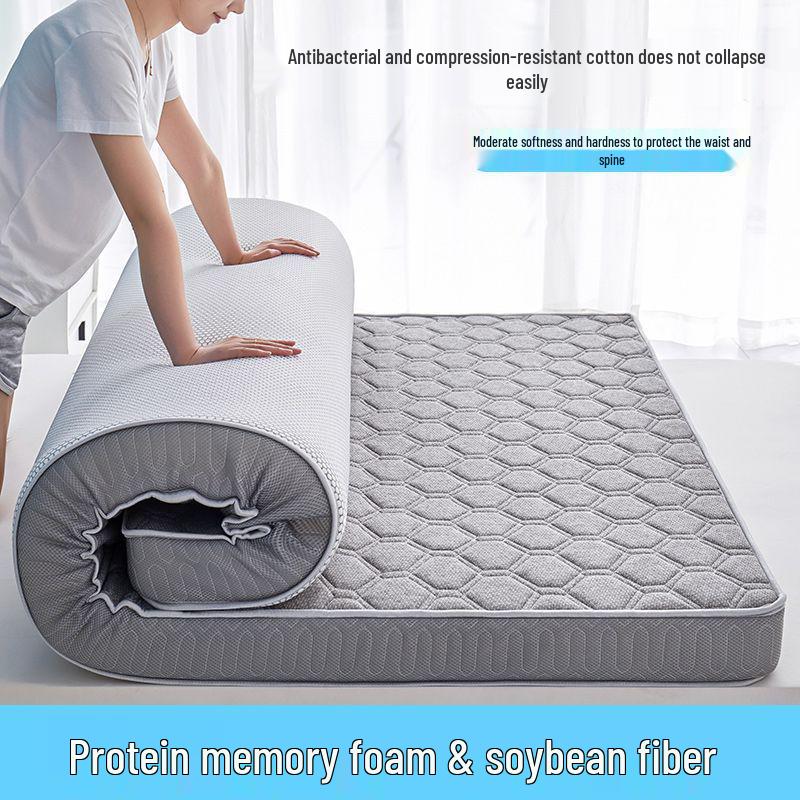 Thickened Antibacterial Soft Tatami Mattress Topper with Memory Latex