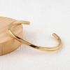 Waterproof C-shaped Twisted Open Bangle&Bracelet for Women Classic OL Couple Bangle Party Jewelry Gifts