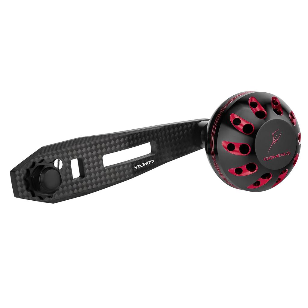 Gomexus 75 60mm Power Handle for Daiwa Shimano Abu Garcia Bait Reel 18 for Spartan MX IC Carbon with 38mm handle