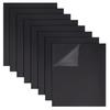OLYCRAFT 8 Sheets of Black ABS Plastic Sheets, 200x250mm, 0.5mm Thick, Hard Plastic for Architectural Models, Sand Tables, and Architectural Model Bui