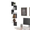 Mehrstöckiges Eckdreieck-Bücherregal für Schlafzimmer und Wohnzimmer