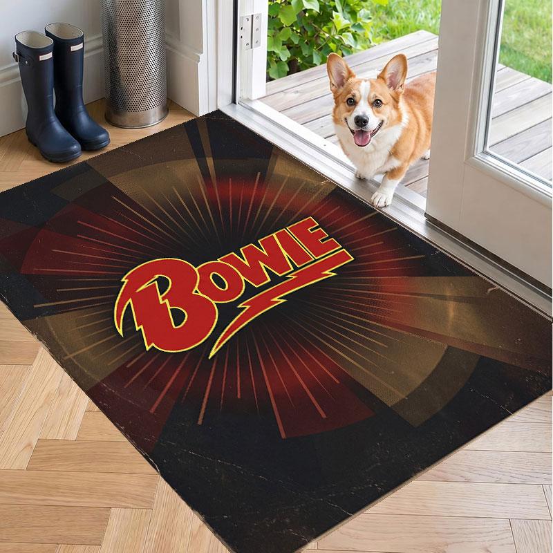 Weicher Bodenteppich David Bowie Muster Teppich Teppichboden Dekorative Matte Für Wohnzimmer Dekoration