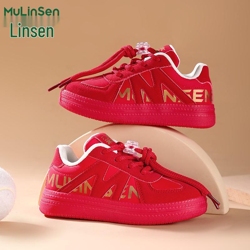 Mulinsen Herren Leder Wasserdicht Freizeit Sportschuhe - Leichte Herbst/Winter Laufschuhe