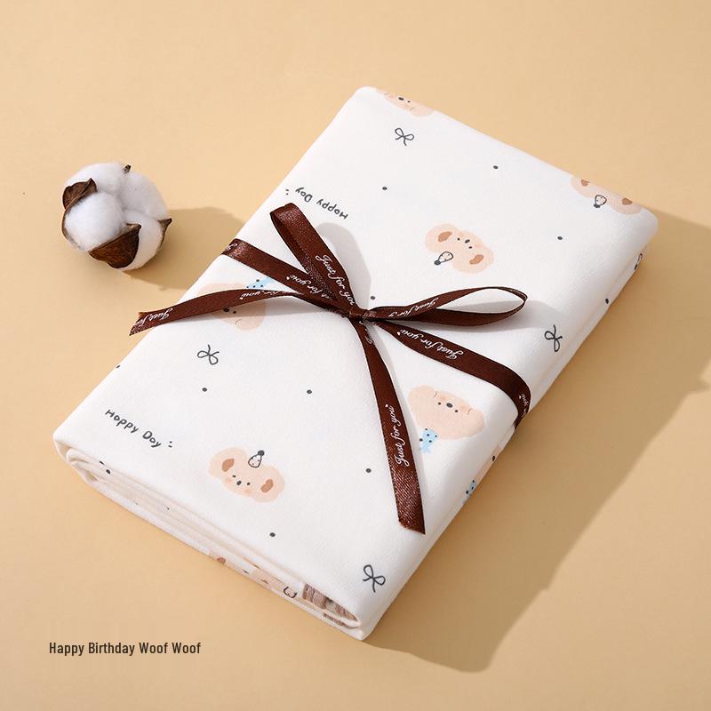 All-Season Pure Cotton Newborn Swaddle Blanket & Receiving Cloth 90x90 cm