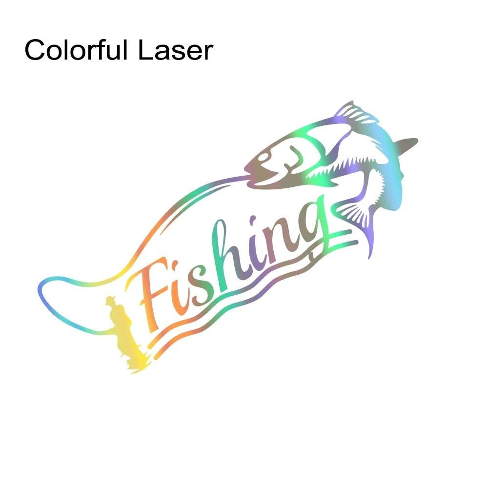 Funny Car Stickers Fishing Hunter For Car Truck SUV Ship Windshield Window Auto Body Creative Decor Accessories Vinyl Decals