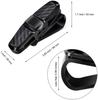 2Pcs Car Sun Visor Sunglasses Ticket Card Clamp Clip Car Glasses Holder Portable ABS Eyeglasses Case Car Accessories