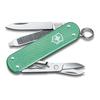 Victorinox Classic Alox Minty Mint Swiss Army Knife 5 Functions Compact Lightweight Multi-Tool