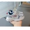 Nouvelles chaussures de sport pour enfants printemps maille respirante chaussures de course pour garçons semelle souple chaussures papa pour filles