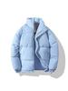 Winter Graphene Cotton Puffer Jacket for Couples - Japanese Trendy, Loose Fit, Stand Collar, Unisex Casual Outerwear