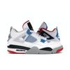 Air 4 Retro SE What The 4 Men Sneakers White Military-Blue Fire-Red CI1184-146