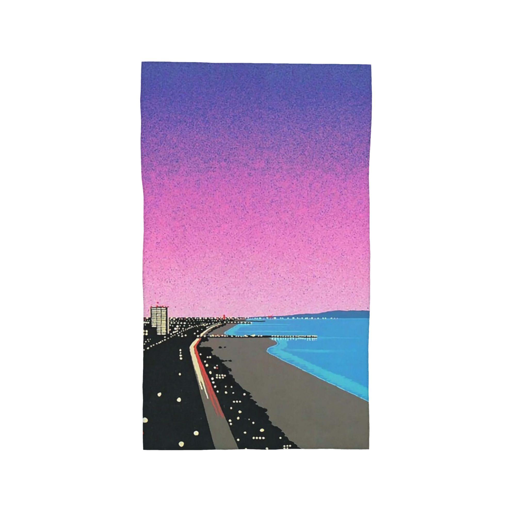 

Hiroshi Nagai Vaporwave Bendro Soft Face Towel Quick Dry Pool Bath Cotton Towels Absorbent Quick W30*H60(CM)