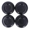 4PCS Piano Floor Protector Anti Vibration Small Size Non Slip Piano Caster Cups Floor Protector Black