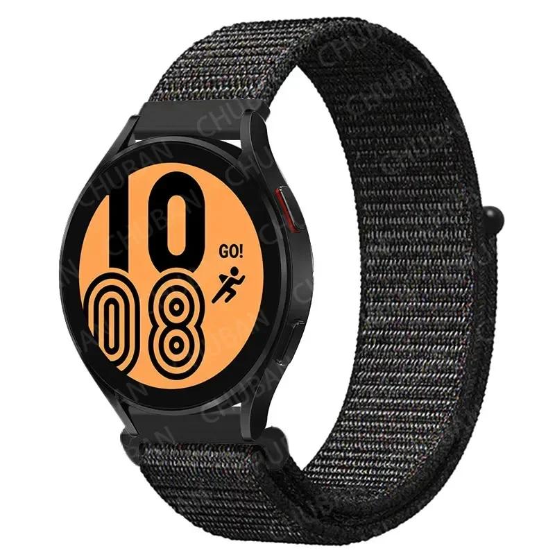 20mm/22mm Nylon Loop For Samsung Galaxy Watch 7/6/4/Classic/3/5/pro/Active 2 Sport Breathable Band Huawei Watch GT 4-3-2e Strap
