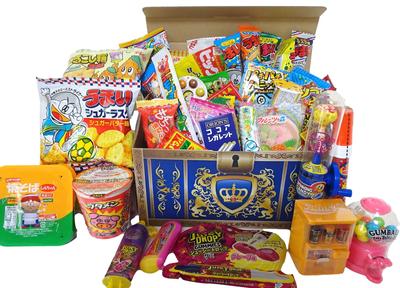 Contains 2 Pop Fun 40 Items In Assorted Set for Presents Original Treasure Sweets, Candy, Total, Events, Parties, (Pikichemo Box) (Sage)