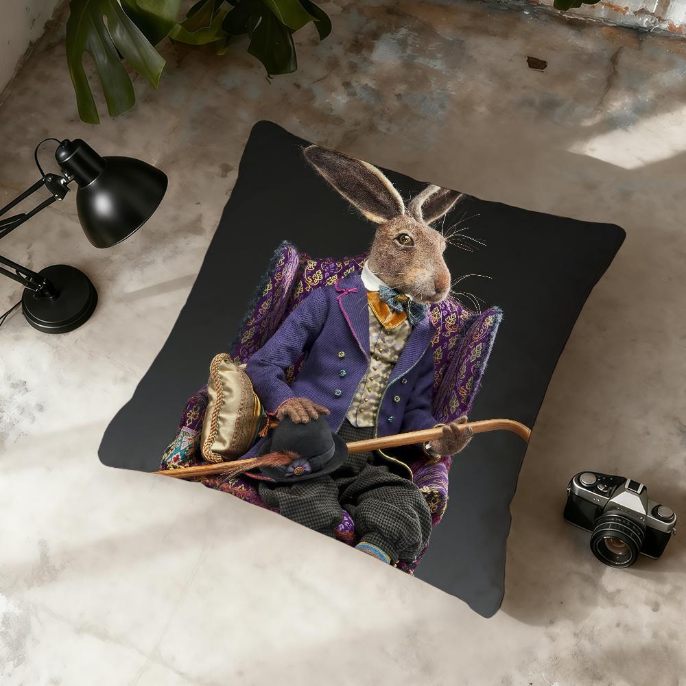

Cute Animal Cartoon Funny Abstract Painting cushion cover Home Office Convenient Nordic Simplicity Hit With Zipper Cushion Cover 30cmx30cm