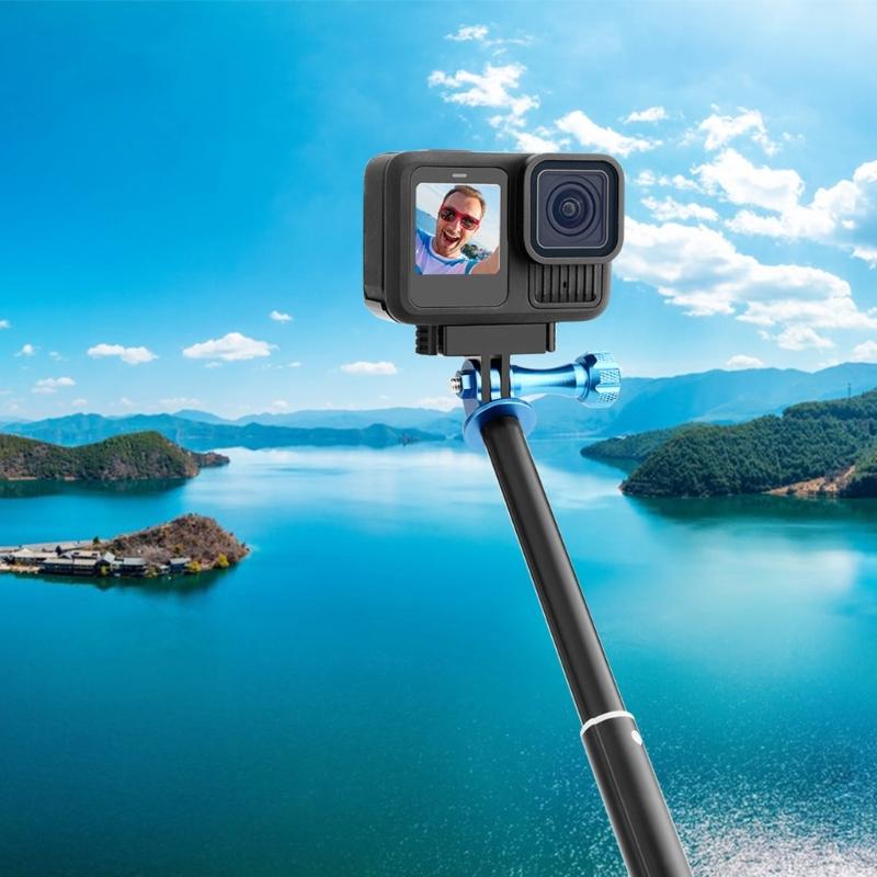 Magnetic Quick Release Mount Adapter For 12 Action Camera Aluminum 1/4In Screw Hole For Tripods Selfies Sticks