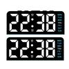 Digital LED Alarm Clock Desktop Table Clock Night Light with Time Temperature Display Backlight Snooze Clock Modern Decor