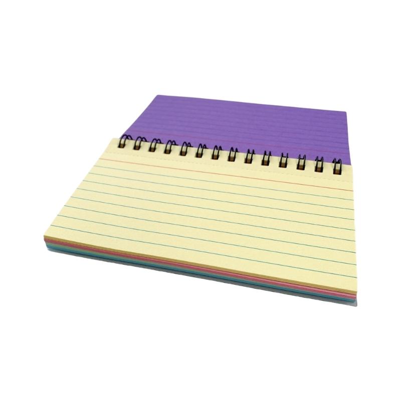 

Twin-Wire Binding Notepads 50 Sheets Lined Pocket Journal Wirebound Writing Pad Small Notebook for Student Note Taking 1