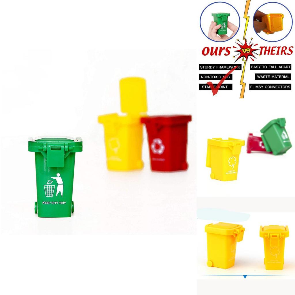 Charmante Mülleimer-Spielzeug Müllwagen-Mülltonne Mini Bordsteinmülleimer Für Kinder