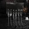 Halloween Ohrring-Set Cartoon Lustig Kürbiskopf Geist Fledermaus Elemente Quaste Ohrschmuck-Set Gruselig Spaß Trendige Damen-Accessoires
