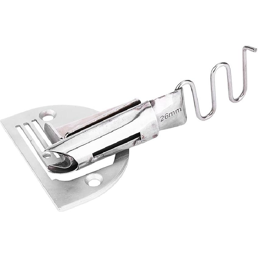 HEEPDD Sewing Machine Folder, Adjustable Double Fold Right Angle Bias Set Binding Attachment Folder for Lockstitch Sewing Machine(18mm) Presser Feet