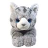 Sun Lemon Lap Cat Plush Toy Medium Gray