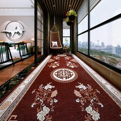 European Style Aisle Walkway Carpet Hallway Decor Area Rug Luxury Corridor Long Runner Passageway Doorway Floor Mats Non-slip