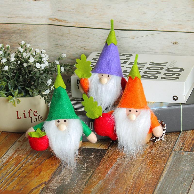 

Vegetable Doll Pendant Creative Hug Vegetable Elf Old Man Hanging Ornament Window Decoration Supplies G2-34 Purple Hat Carrot (10 * 5 * 16cm)