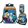 Pupil Duet Night Abyss Fun Game Rucksack Carry Carrier Pen Case 3pcs Style Custom Rucksacks DIY Pattern Backpack Mochilas