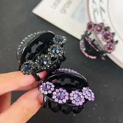 Vintage Blume Haar Krallen Frauen Haarnadeln Klemmen Krabbe Pferdeschwanz Haarspange Mädchen Haar Zubehör