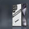 Samsung S25 Ultra Stealth Bracket Mobile Phone Case Suitable for S24PLUS Four Corner Anti Fall S23 Battle Shadow Protection Case
