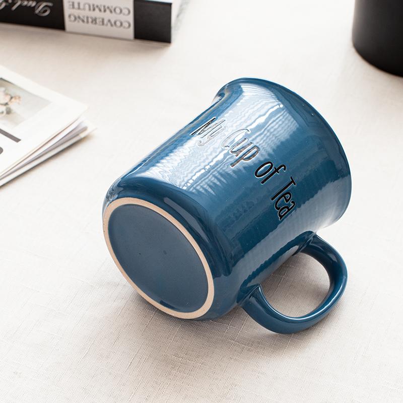 Ceramic Coffee Cup Chocolate Milk Cup Tea Cup Mug Large Capacity Hand Painted Cup