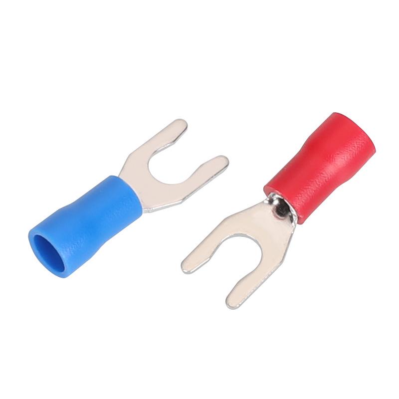 KT KST LSV1.25-3.5-4-5 Fork Type Pre-insulated Copper Lug Cold Crimp Terminal