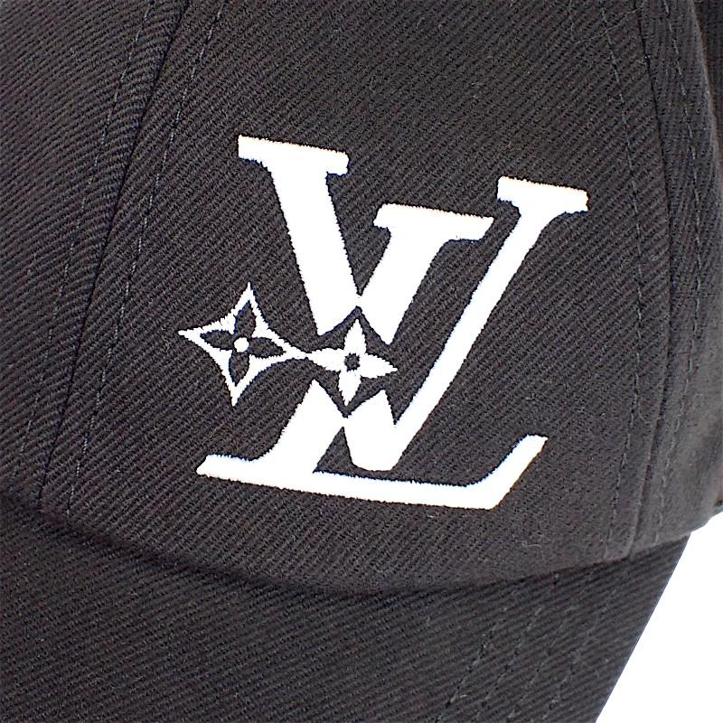 LOUIS VUITTON  M7608L cap black cotton mens