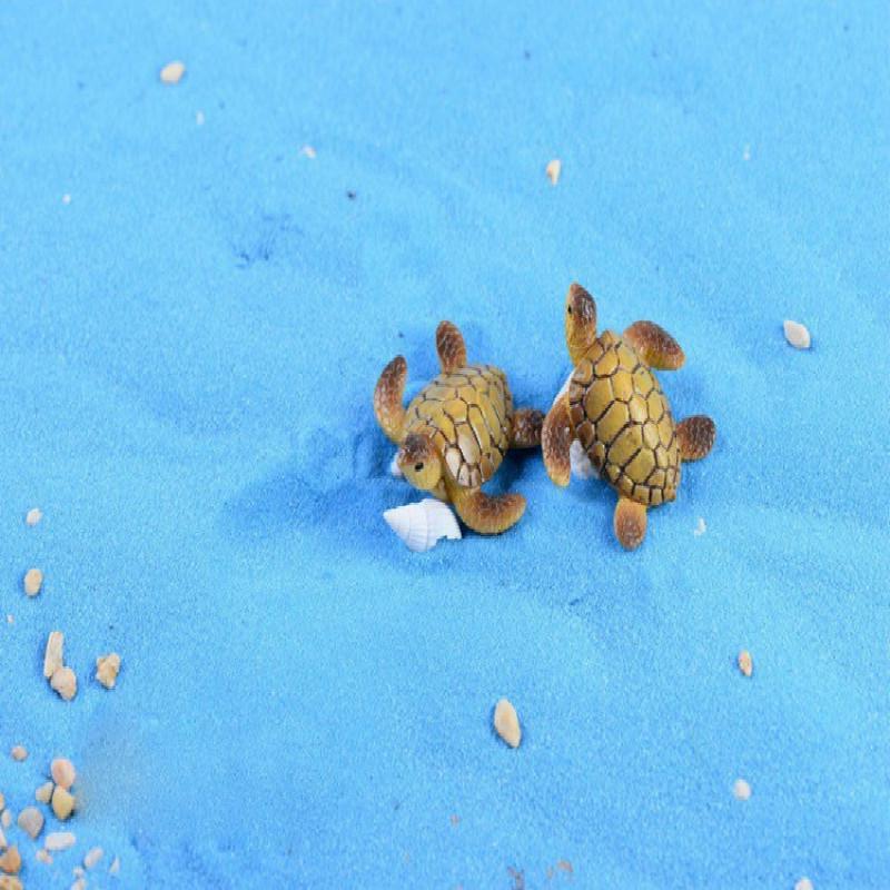 Sea Turtles Miniature Fairy Garden Home Houses Decoration Mini Craft Micro Landscaping Decor DIY