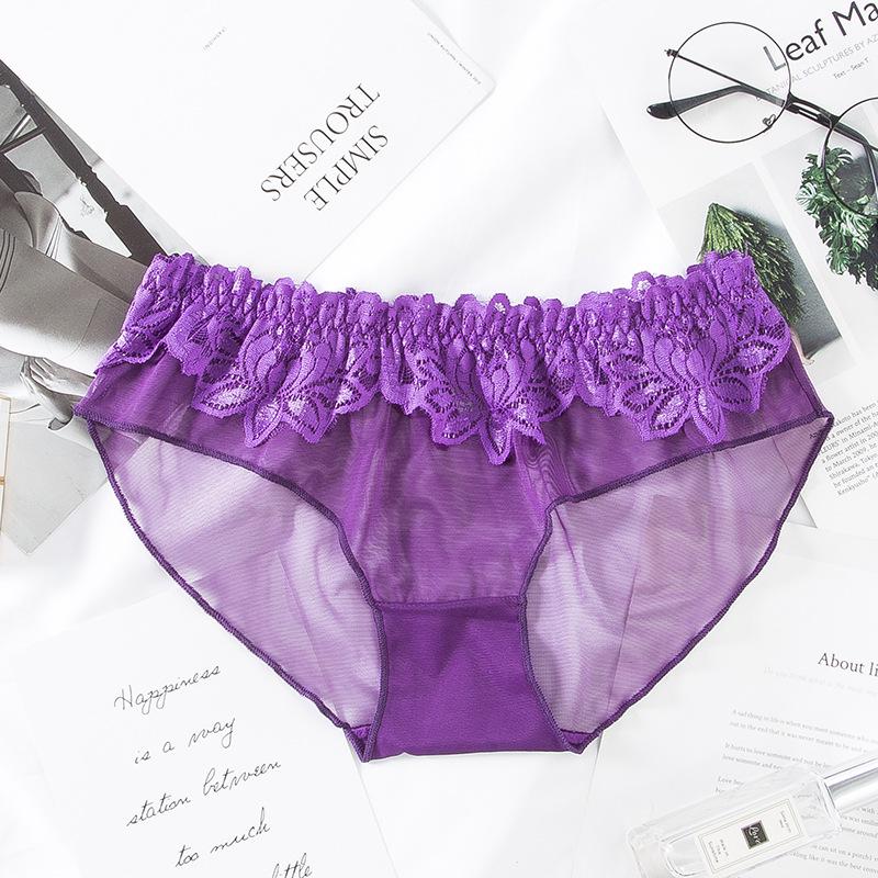

Женские трусики с низкой посадкой, кружевные, с эффектом лифтинга бедер, с ластовицей из чистого хлопка Medium