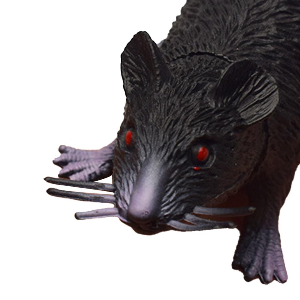Small Simulated Mouse Model Realistic Look Feel Plastic Terror Mouse Figurines Small Fake Mouse for Halloween