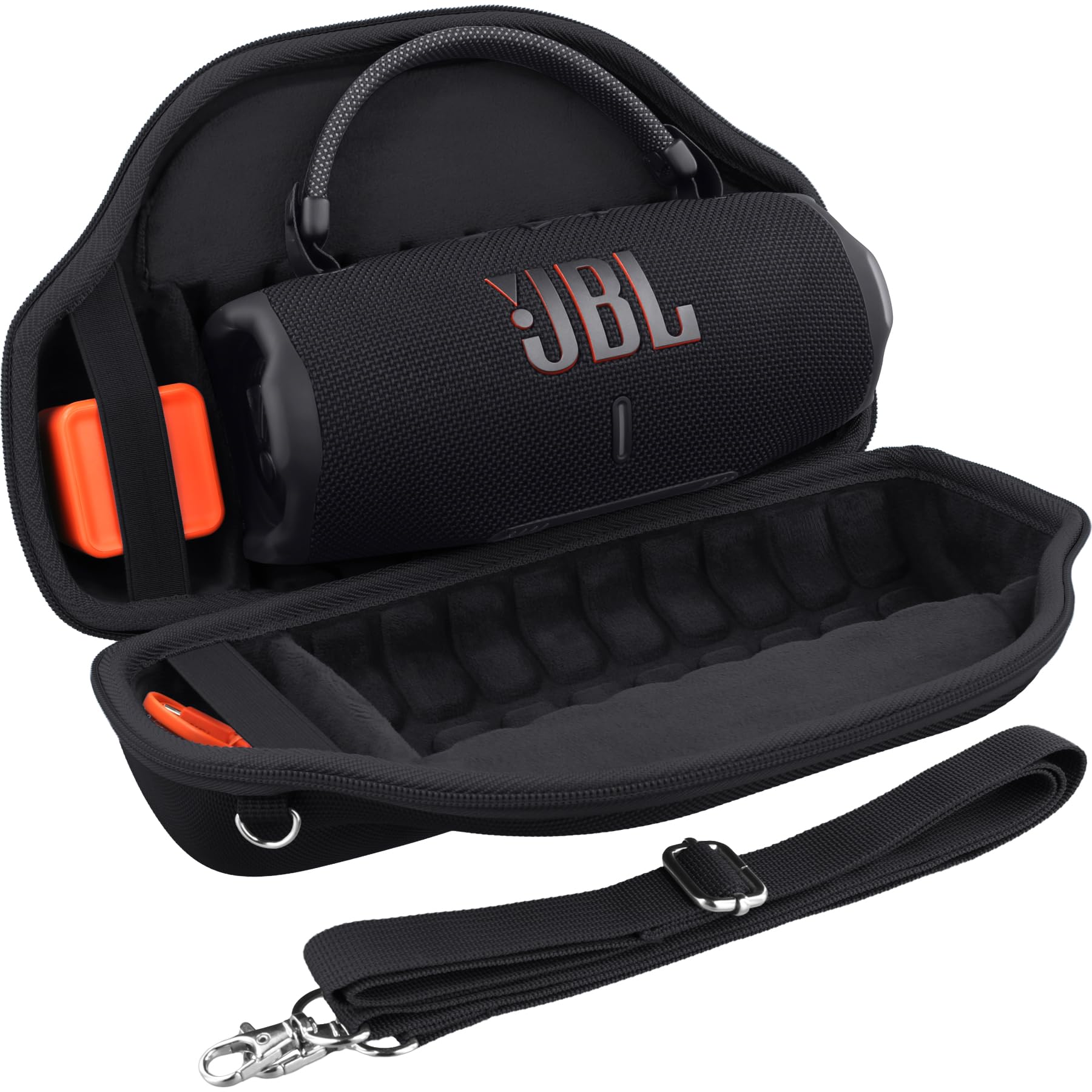 

(Case Only) JBL Charge 6 Bluetooth Speaker Portable Storage Case, Black - co2CREA