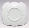 24to3 Nishitomi Ceramics Arita ware plate Densei kiln auspicious knot individual plate plate dish side plate diameter 13cm platinum Christmas New Year