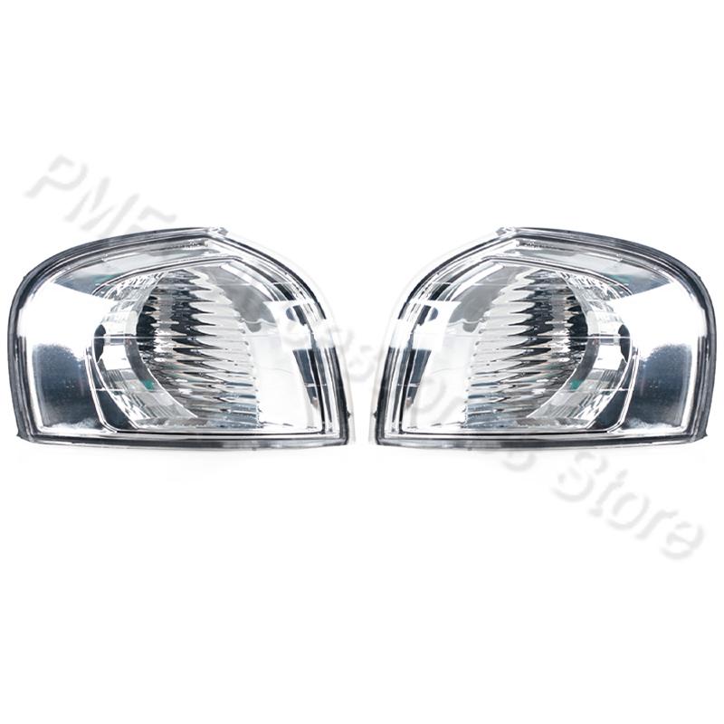 PMFC Front Bumper Corner Light Side Light Turn Signal Light Fog Light Without Bulb For Volvo S80 1999-2006 30655423 30655422