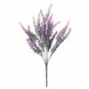 5-Head Flocked Lavender Artificial Flower for Home and Outdoor Decor