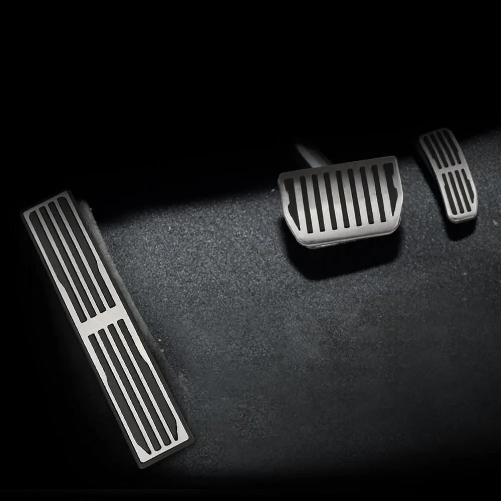 Car Pedals for Jaguar XE XFL F-Pace for Land Rover Evoque Discovery Stainless Steel Gas Brake Rest Pedal Cover Accessories
