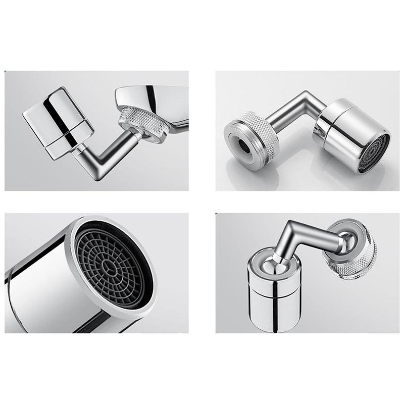 Universal Rotary Faucet Extender Universal Extender Splash Proof Filter Bathroom Sink Kitchen Anti Rust Rotary Faucet Aerator