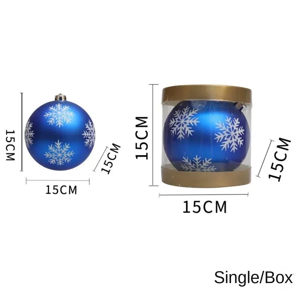 3/2/1Pcs Pumpkin Balls Christmas Tree Ornament Plastic DIY Crafts Painted Christmas Gifts Boxes Pendant Hanging Ornament