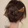 New Chinese Style Acetate Hair Forks Modern Hanfu Style Fan-Shaped Hair Pin  Hair Pin for Buns