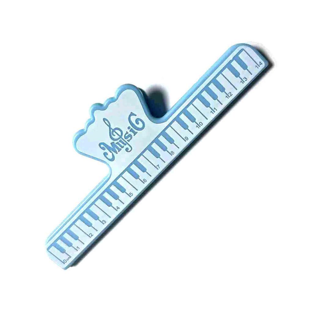 Clip Profesional para Partituras Musicales Soporte para Páginas de Música Clip Fijo de Plástico para Partituras Musicales para Tocar Instrumentos y Leer Libros