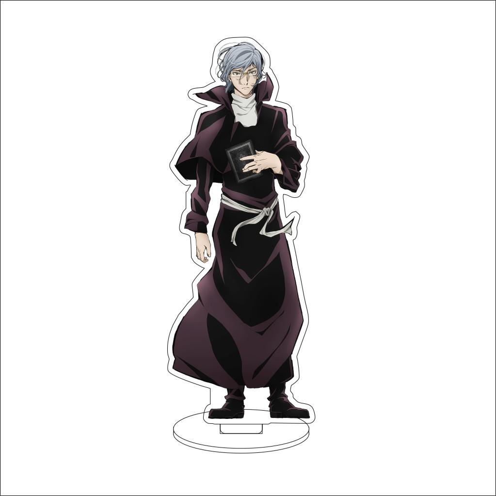 16CM Anime Cosplay Acrylic Stand Ornaments Edogawa Rampo Kunikida Doppo Dazai Osamu Figure Stand Halloween Christmas Gifts