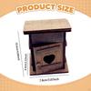 Miniature Outdoor Chicken Coop for Dollhouse Wooden House Ornament Decoration