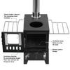Wood Burning Stove, Folding Portable Wood Stove, Tent Stove for Heating, Camping Stove include